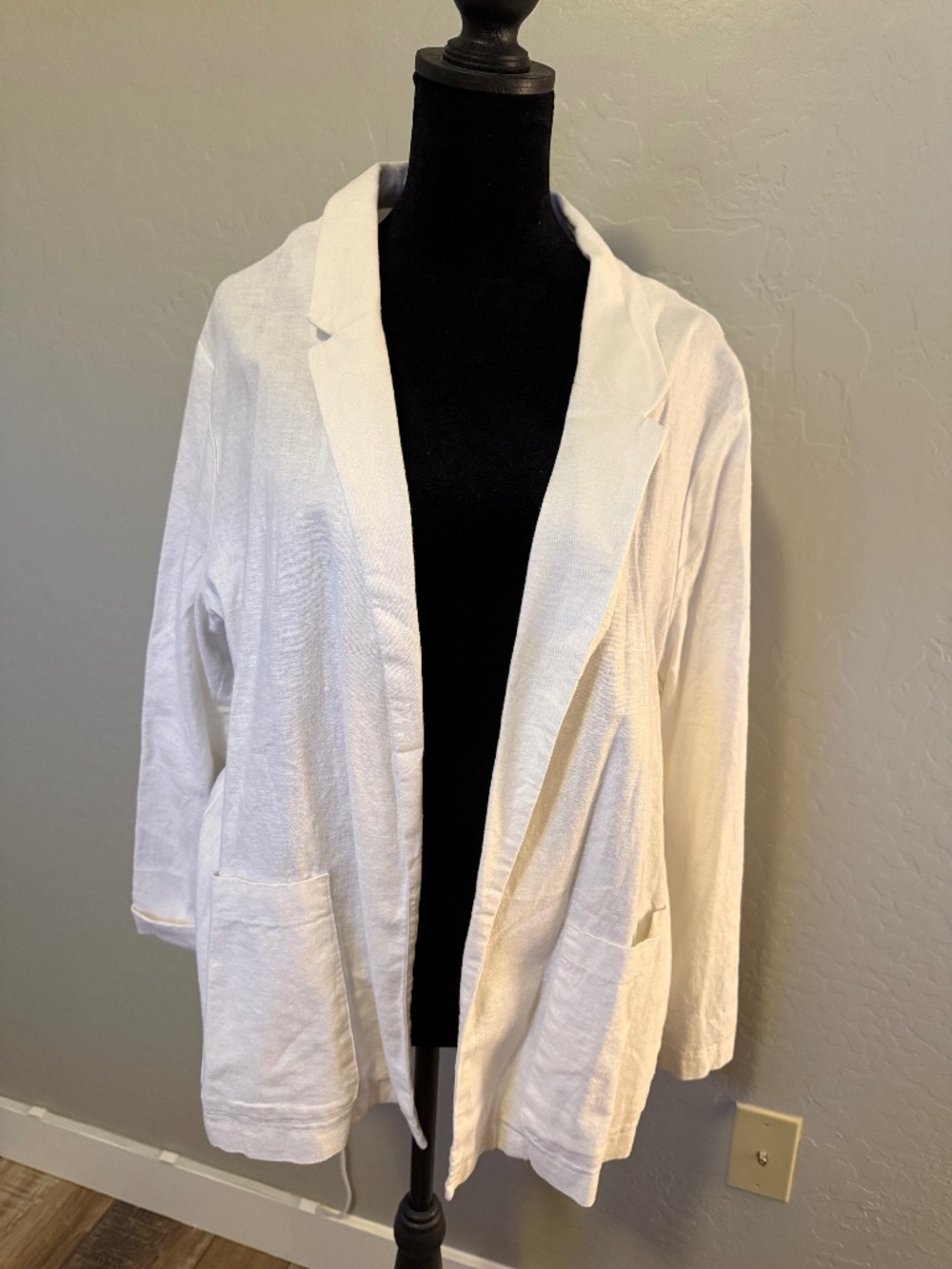 White Linen Jacket (unlined)